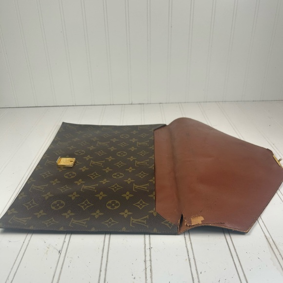 Louis Vuitton Vintage Classic Monogram Envelope Document Case Portfolio Clutch - Picture 10 of 13